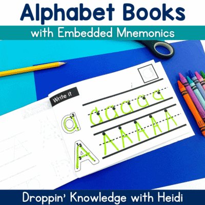 Interactive Alphabet Books with Embedded Mnemonics