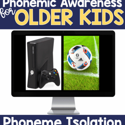 Phonemic Awareness for OLDER Kids - Phoneme Isolation Slides