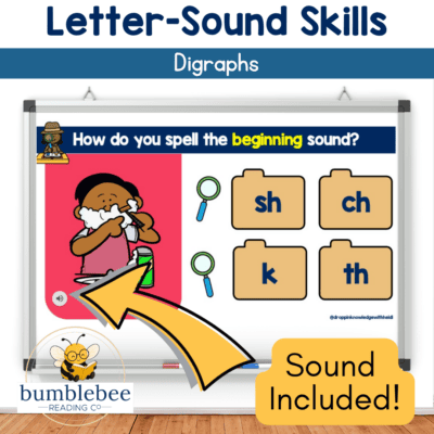 Letter Sound Skills - Digraphs - Self-Checking Google Slides