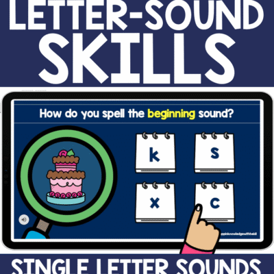 Letter Sound Skills - Practice Spelling Sounds - Self-Checking Google Slides