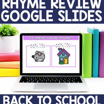 Rhyming Skills Review - Google Slides Game