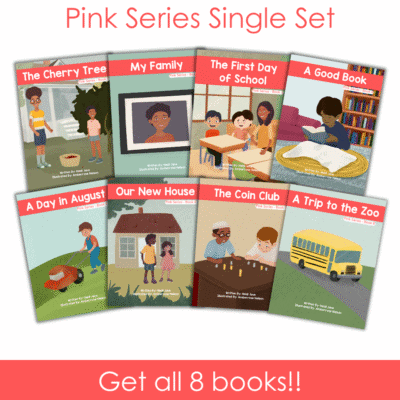 Decodable Adventure Series - Pink Set - Diphthongs, Tricky Y, and more!
