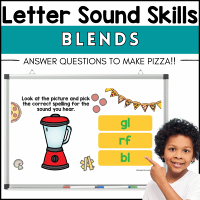 Letter Sound Skills - Practice Spelling Blends - Self-Checking Google Slides