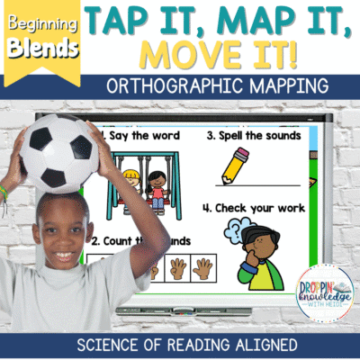Tap It, Map It, Move It- Word Mapping Beginning Blends with Movement!