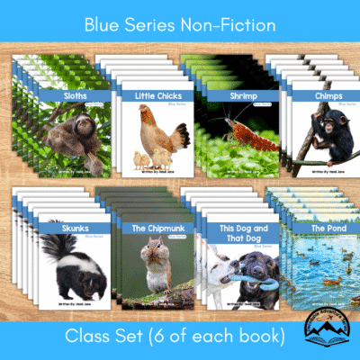 Decodable Adventure Series - Blue Non-Fiction Class Set - Blends & Digraphs
