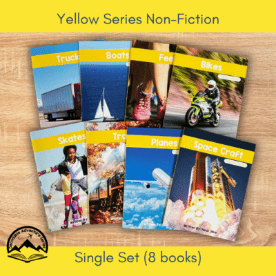Decodable Adventure Series - Yellow Non-Fiction Single Set - CVCE & Vowel Teams