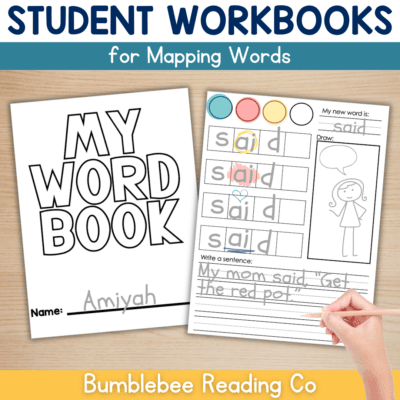 Heart Word Orthographic Mapping Books
