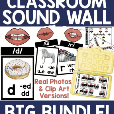 Sound Wall with Options - Clip Art & Real Photos Included! BIG BUNDLE