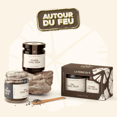 Duo BBQ - Ail noir de la terre du 9_promo autour du feu