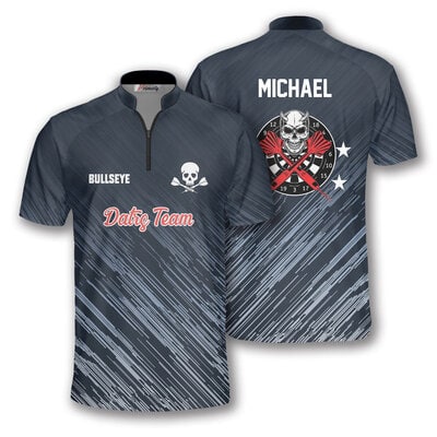 Silver Meteors Custom Darts Jerseys for Men - Personalized