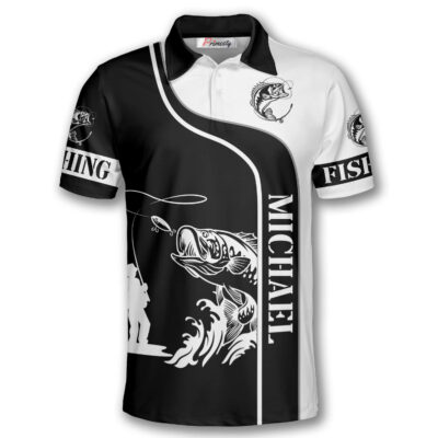 Custom Largemouth Bass Fishing Shirt for Men
