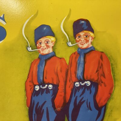 Reiners Tabak - Vom Kenner gelobt: Altes Blechschild