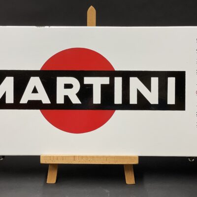 MARTINI - Emailliertes Thermometer, 1950er/60er Jahre, hergestellt bei Boos & Hahn in tollem Zustand!