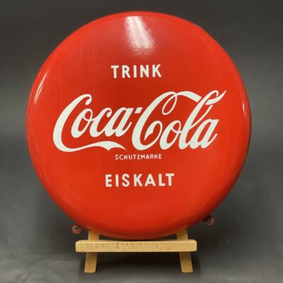 Coca-Cola Emailschild aus Österreich, 1950er Jahre, in sehr schönem Zustand!