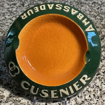 Cusenier Ambassadeur (Aperitiv) - Alter Aschenteller, um 1950, hergestellt bei Longchamp (Frankreich)