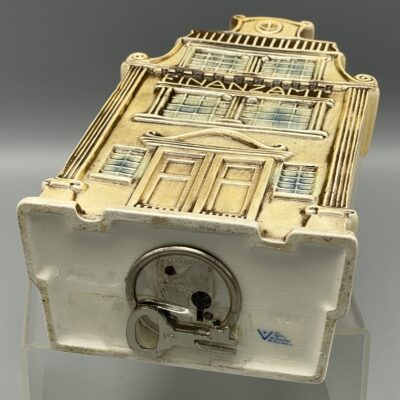 Finanzamt - Seltene, große Spardose aus Keramik, Goebel (D), 1960er Jahre