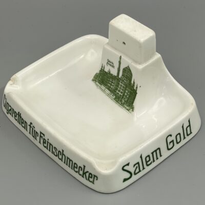 Salem - Cigaretten für Feinschmecker, Dresden um 1920. Reklame-Ascher.