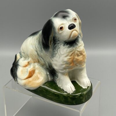 King Charles Spaniel "FIFI", Stanisław Mańczak Chodzież. Keramische Spardose um 1930, selten!