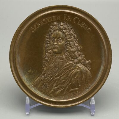 Bronze-Medaille Sébastien Le Clerc - Graveur Zeichner Militäringenieur (1637 - 1714) - Paris 1972