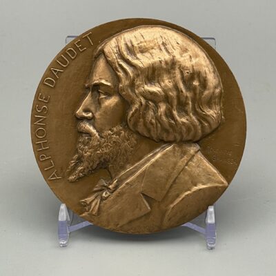 Medaille Alphonse Daudet - Frankreich, Monnaie de Paris, Bronze, 1974
