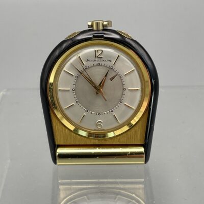 Jaeger Le Coultre - Memovox - Seltener 1950er Jahre Reisewecker mit Originaletui in sehr schönem Zustand!