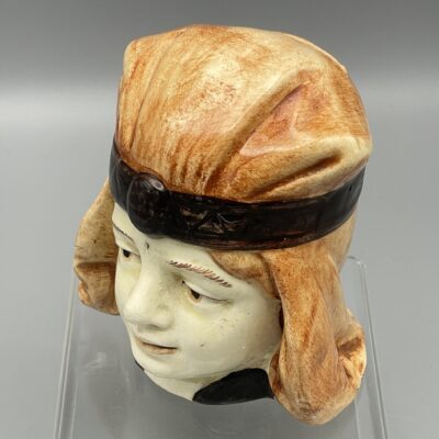 Orientalische Frauenbüste (I), um 1920/30, CSSR (Royal Dux), als Spardose