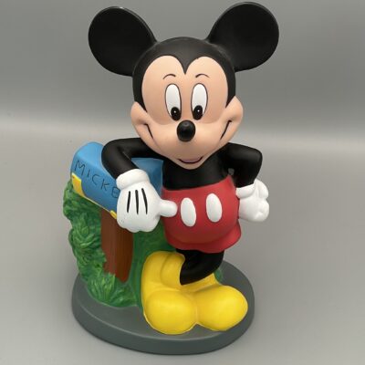 Micky Maus Spardose (Mickey Mouse) - 1990er Jahre - Kunststoff, China