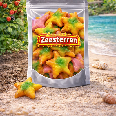 Dulce Plus zeesterren snoep, zoete oceaan snoepjes in de vorm van een zeester