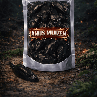 Frisia anijsmuizen snoep met anijssmaak. Anijs muizen drop