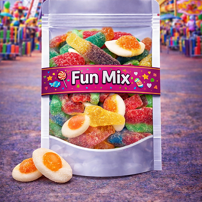Gesuikerde fun snoepmix