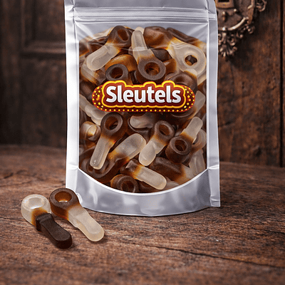 Cola sleutels matthijs veggie snoep, snoepjes in de vorm van sleutels met cola smaak
