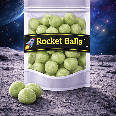 Rocket Balls Sour Apple