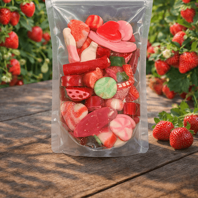 Sweet & Sour Aardbei Snoepmix