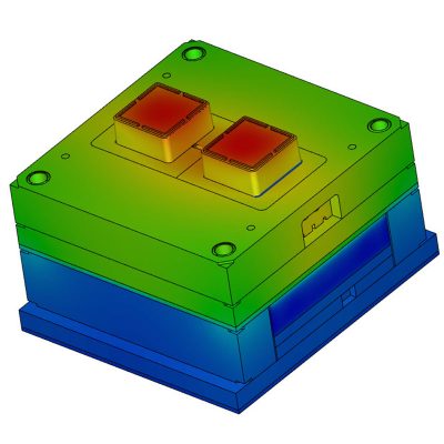 Simulation der Temperaturverteilung