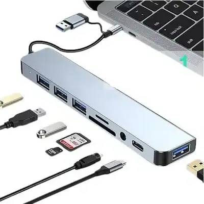 Type C to HDTV 8 in 1 Adapter - Image 4