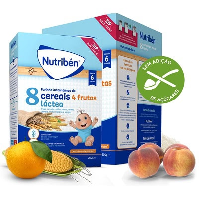 7105213 Nutriben 8 Cereais-4-Frutas-Lac 250g