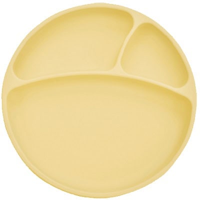 1050006 Prato Com Divisórias Amarelo