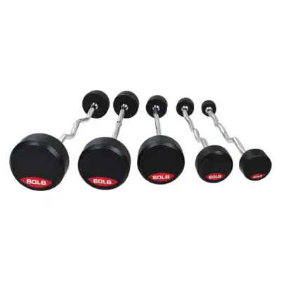 SET DE 5 BARRAS Z DE PESO FIJO (20 lbs - 60 lbs)