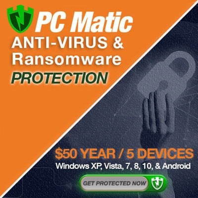 PC Matic Anti Virus Protection