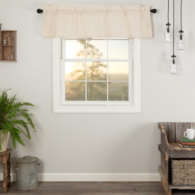 Simple Life Flax Natural Valance 16x60