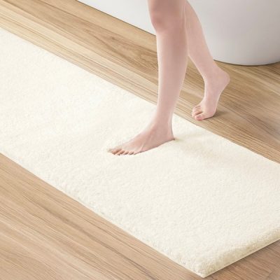 Madison Park Signature Marshmallow Bath Rug Collection in Cream, 20x30" MPS72-166