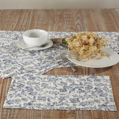 Doylestown Floral Placemat Set of 4 18Lx12W