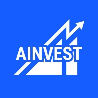 AINVEST logo with upward arrow design.