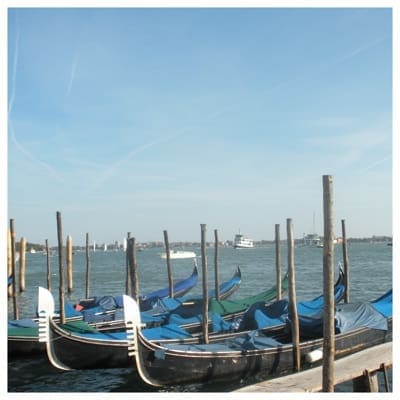 venice gondolas