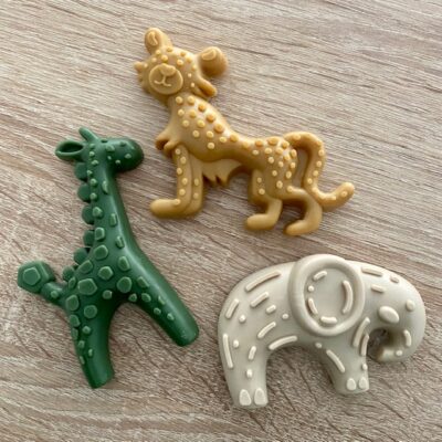 Snack Dental Vegano con Formas de Animales