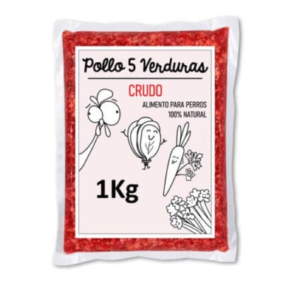 Guau&Cat Pollo y 5 Verduras Crudo