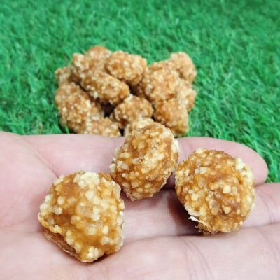 Bolitas con Carne de Pollo y Arroz