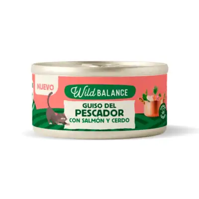 Wild Balance Guiso del Pescador con Salmón y Cerdo para Gatos