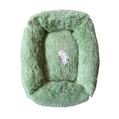 Cama Antiestrés Pelo Suave Cuadrada