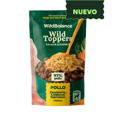Wild Balance Topper de Pollo y Verduras 85g